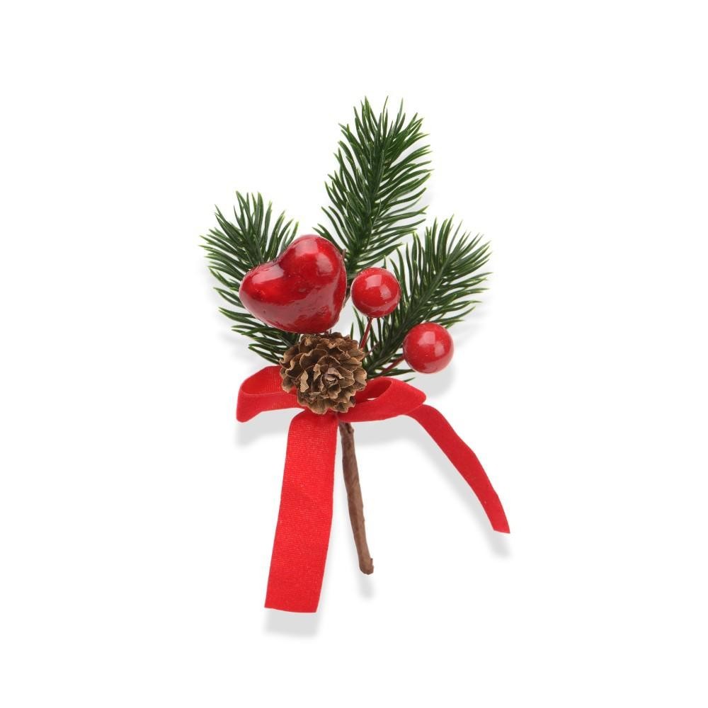 PICK CHIUDI PACCO NATALE CUORE CM.13